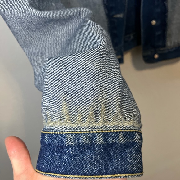 Vintage Y2K Postcard Patch Denim Jacket - Picture 15 of 16